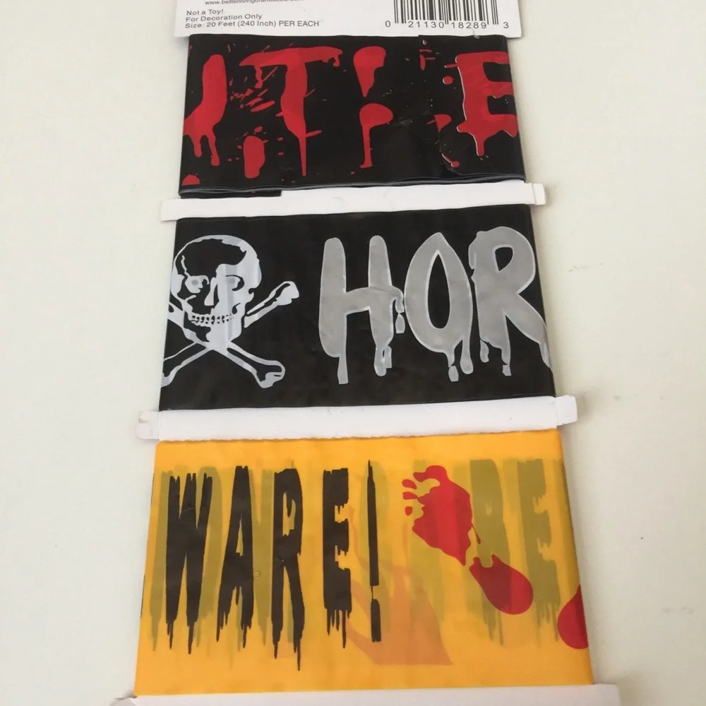 3 PACK HALLOWEEN FRIGHT TAPE